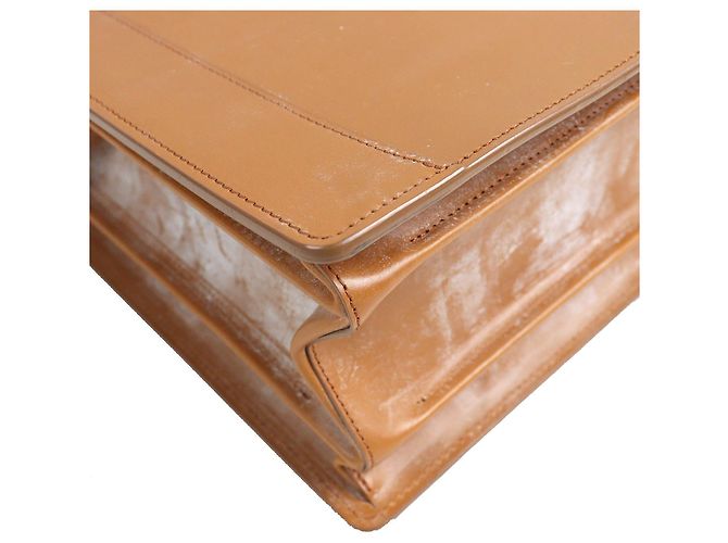 Autre Marque CIMABUE Bolsa Alexander Dulles Bolsa de negócios em couro bridão Marrom Camelo - vista 6