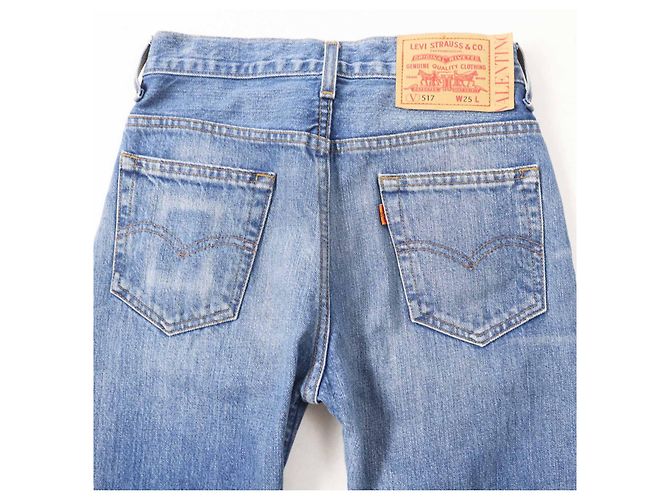 Calças de denim de algodão 517 REEDIÇÃO 1969 Valentino×Levi's Edição Limitada - vista 5