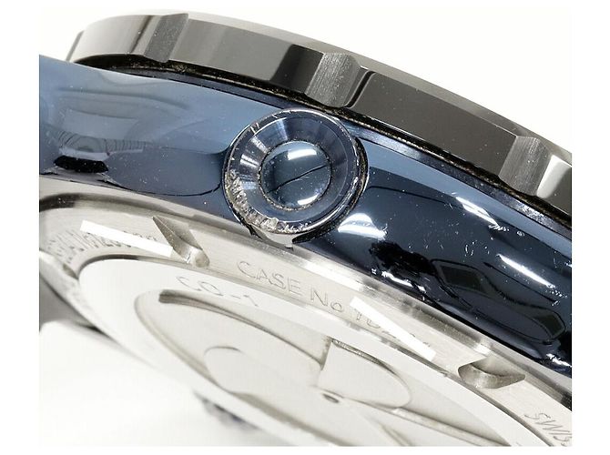 Autre Marque Edelstahl-Chronograph Edox Chronoffshore 1 Blau - Ansicht 6