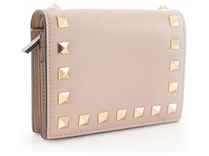 Cartera Small Rockstud Valentino Garavani Beige - vista 3