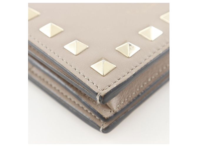 Cartera Small Rockstud Valentino Garavani Beige - vista 4