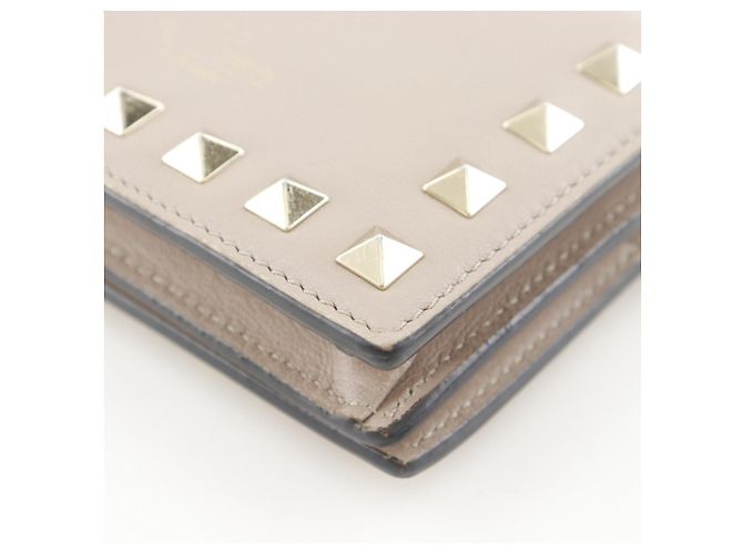 Cartera Small Rockstud Valentino Garavani Beige - vista 5