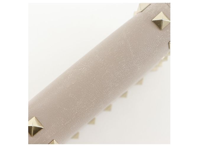 Cartera Small Rockstud Valentino Garavani Beige - vista 7