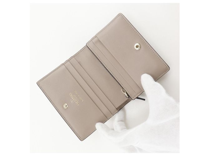 Cartera Small Rockstud Valentino Garavani Beige - vista 8