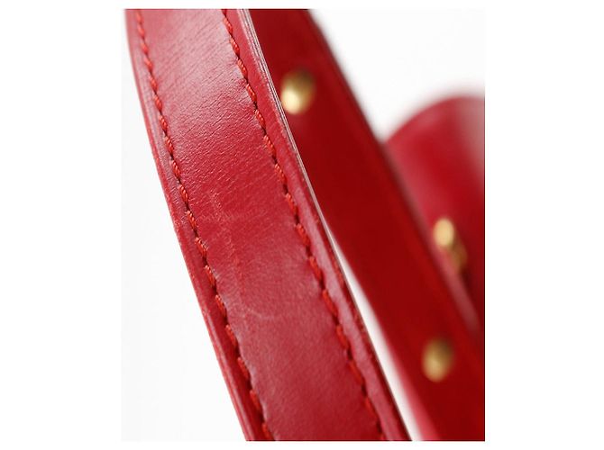 Borsa a spalla in pelle Epi della linea Sparta Opera di Louis Vuitton Rosso - vista 16