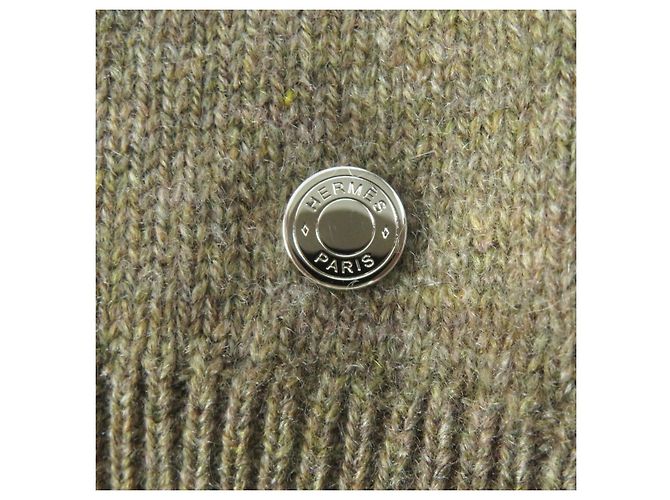 Suéter de cachemira con cuello redondo Hermès Castaño - vista 5