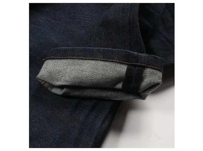 Pantalones de algodón denim Louis Vuitton Azul Azul marino - vista 10