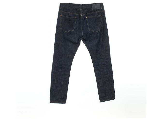 Pantalones de algodón denim Louis Vuitton Azul Azul marino - vista 2