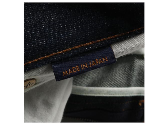 Pantalones de algodón denim Louis Vuitton Azul Azul marino - vista 5