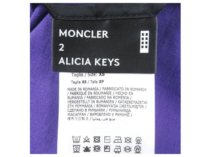 Camiseta de algodón Moncler Genius 2 Alicia Keys Estatua de la Libertad Púrpura - vista 6