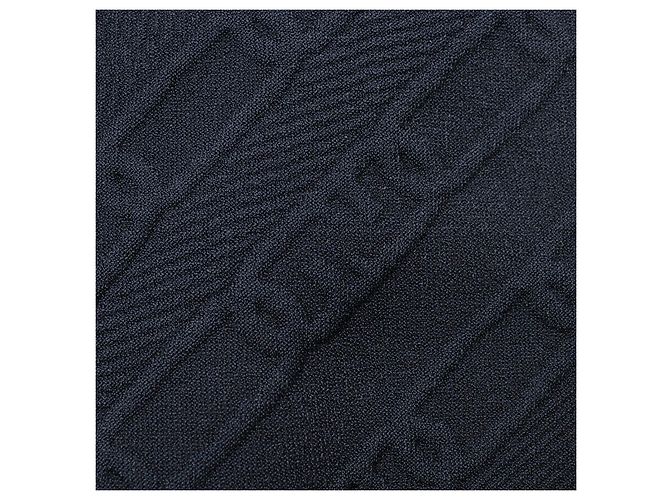 Fendi FF Logo Stricktop Blau Marineblau - Ansicht 5