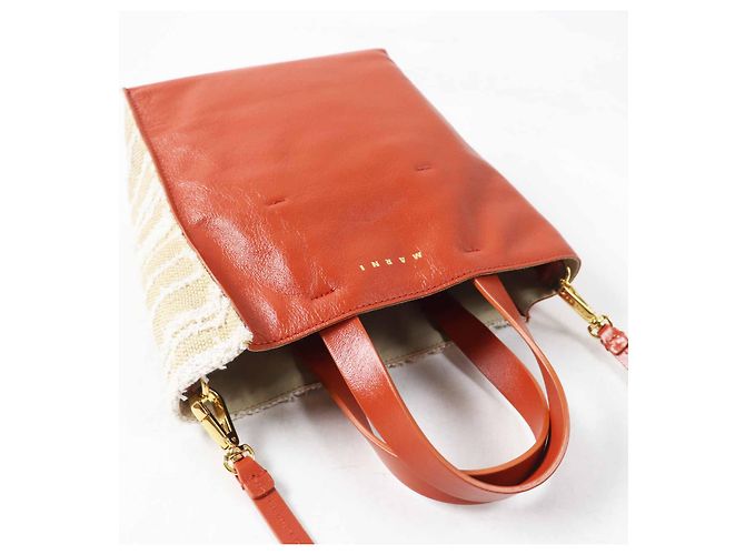 Borsa a Spalla 2 in 1 MUSEO MINI in Tela Marni Multicolore - vista 5