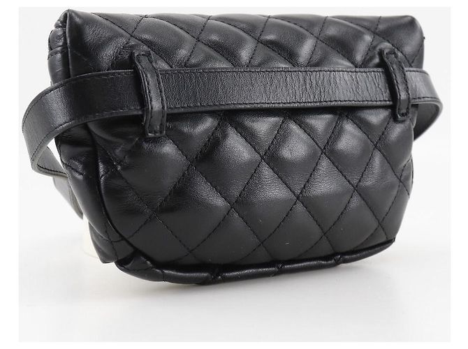 Chanel Taillengurteltasche aus matelassiertem Lammleder Schwarz - Ansicht 3
