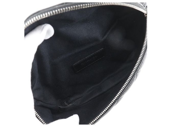Chanel Taillengurteltasche aus matelassiertem Lammleder Schwarz - Ansicht 8