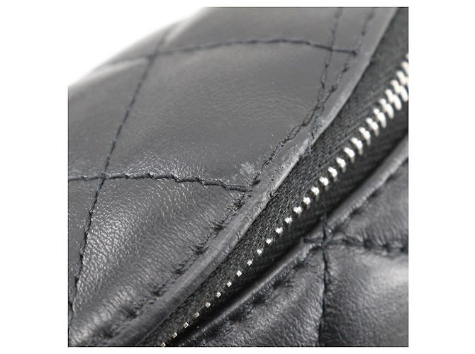 Chanel Taillengurteltasche aus matelassiertem Lammleder Schwarz - Ansicht 9