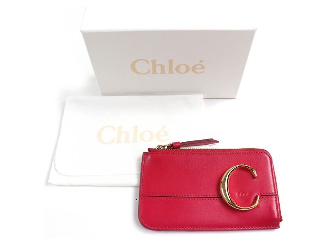 Chloé Monedero de cuero CHLOEC de Chloe Roja - vista 2