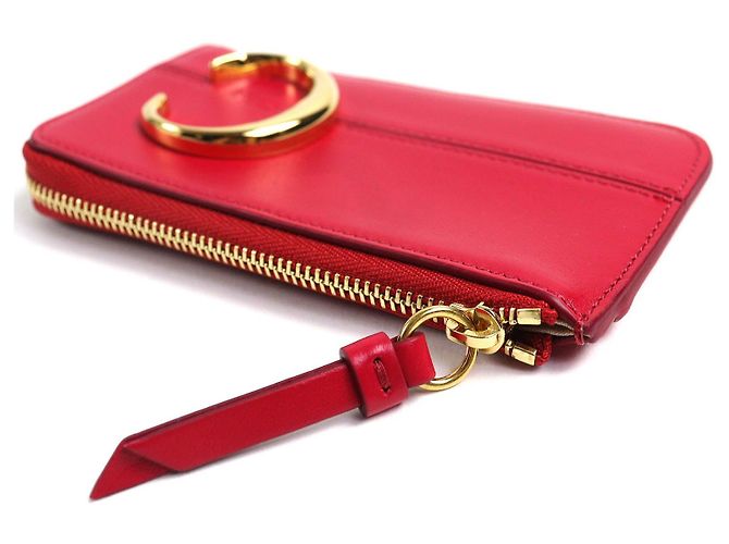 Chloé Monedero de cuero CHLOEC de Chloe Roja - vista 4