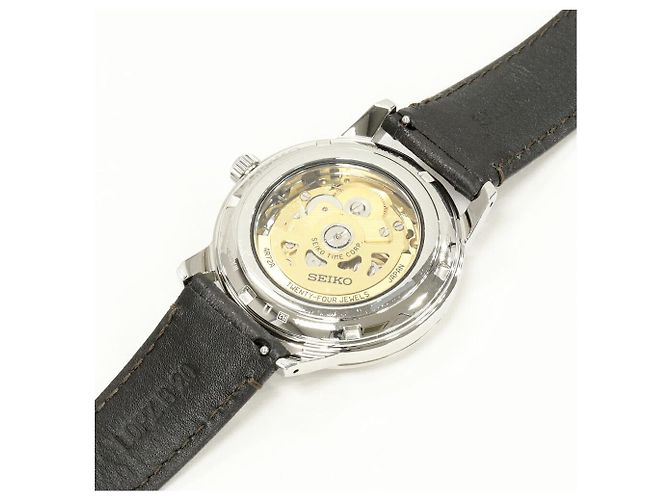 SEIKO Presage Edelstahl-Uhr Schwarz - Ansicht 2