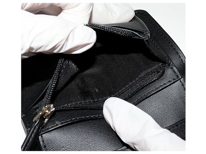 Cartera bifold pequeña Lena de piel de ternera Kate Spade Negro - view 4