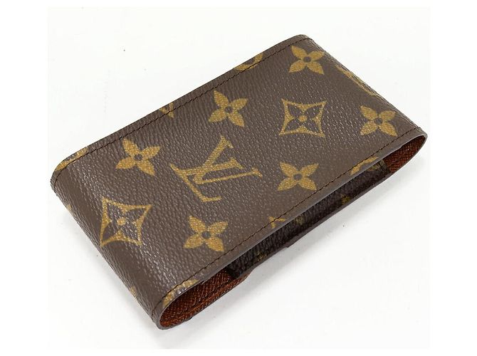 Astuccio per Sigarette Monogram Louis Vuitton Marrone - vista 2
