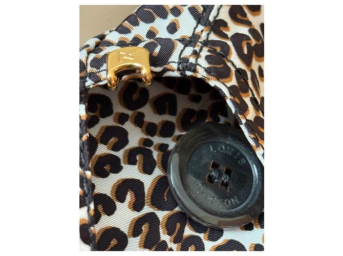 Abrigo Louis Vuitton con estampado de leopardo en poliamida - vista 10
