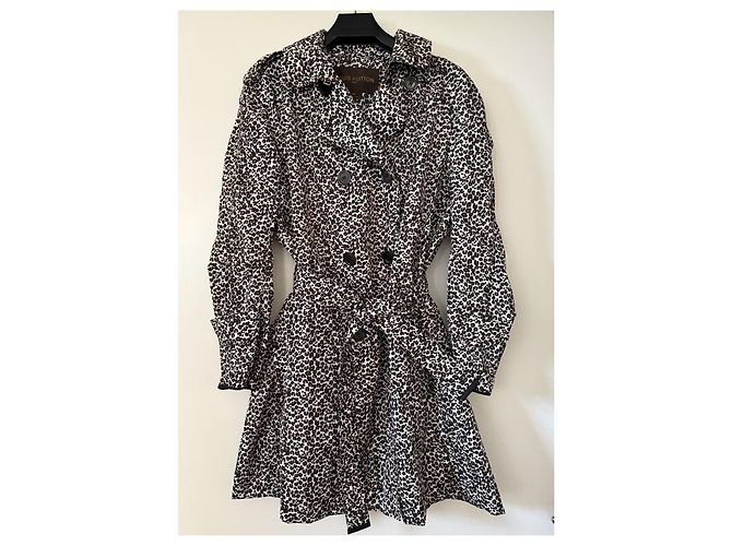 Abrigo Louis Vuitton con estampado de leopardo en poliamida - vista 2