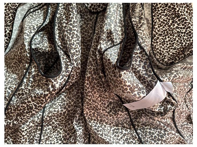 Abrigo Louis Vuitton con estampado de leopardo en poliamida - vista 5