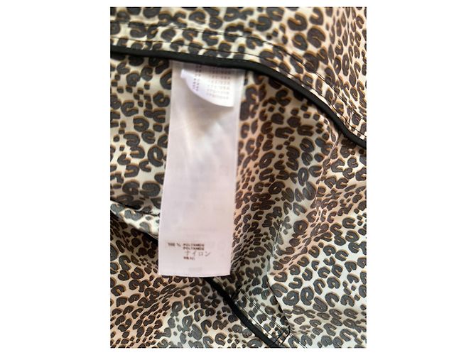 Abrigo Louis Vuitton con estampado de leopardo en poliamida - vista 8