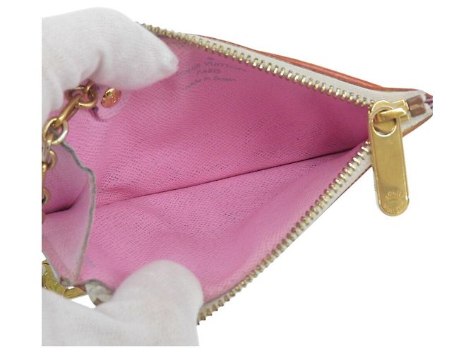 Münzbörse Monogramm Multicolor Louis Vuitton Weiß - Ansicht 3