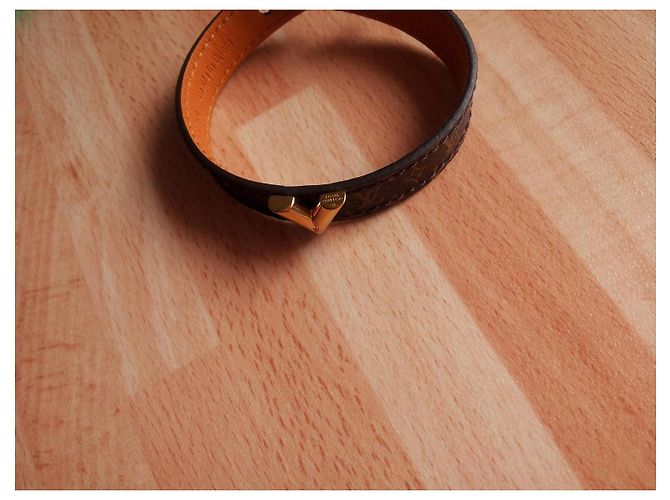 Bracciale Louis Vuitton Monogram Marrone Oro - vista 6