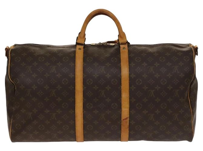 LOUIS VUITTON Borsa Boston Monogram Keepall Bandouliere 60 M41412 LV Auth bs28623 Monogramma - vista 2