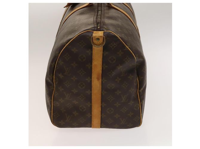 LOUIS VUITTON Borsa Boston Monogram Keepall Bandouliere 60 M41412 LV Auth bs28623 Monogramma - vista 3