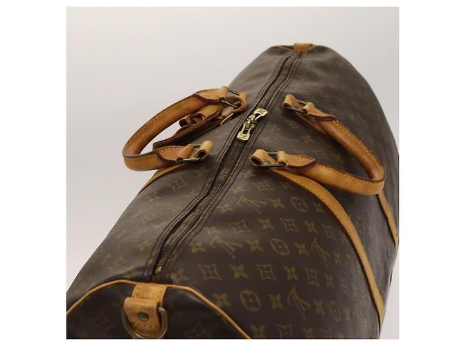 LOUIS VUITTON Borsa Boston Monogram Keepall Bandouliere 60 M41412 LV Auth bs28623 Monogramma - vista 6