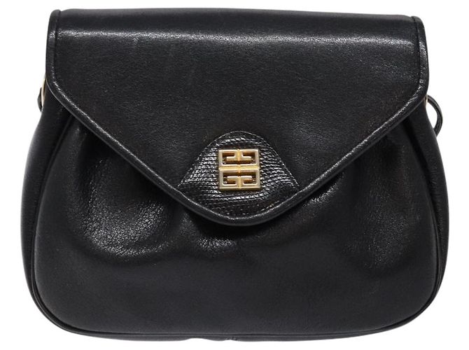 Borsa a Spalla GIVENCHY in Pelle Oro e Nero Auth BA5111 D'oro - vista 13