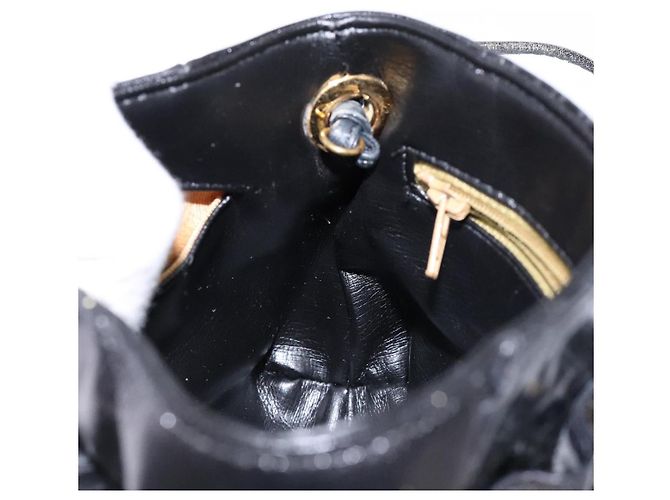 Borsa a Spalla GIVENCHY in Pelle Oro e Nero Auth BA5111 D'oro - vista 19