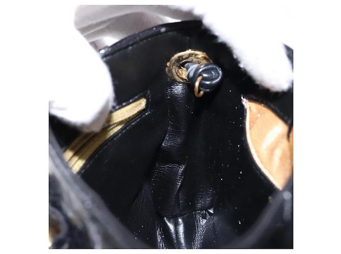 Borsa a Spalla GIVENCHY in Pelle Oro e Nero Auth BA5111 D'oro - vista 20