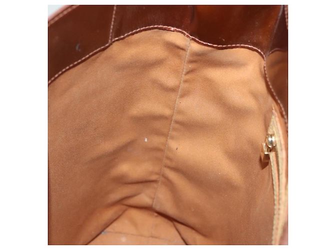 LOUIS VUITTON Monogram Vernis Reade MM Borsa a Mano Bronzo M91143 LV Auth 137923 - vista 21