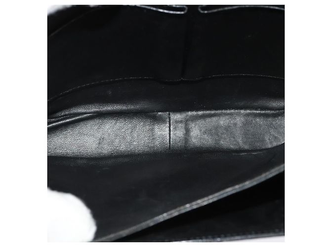 Céline Borsa a Spalla in Pelle Nera e Oro Auth fm4838 Nero D'oro - vista 11