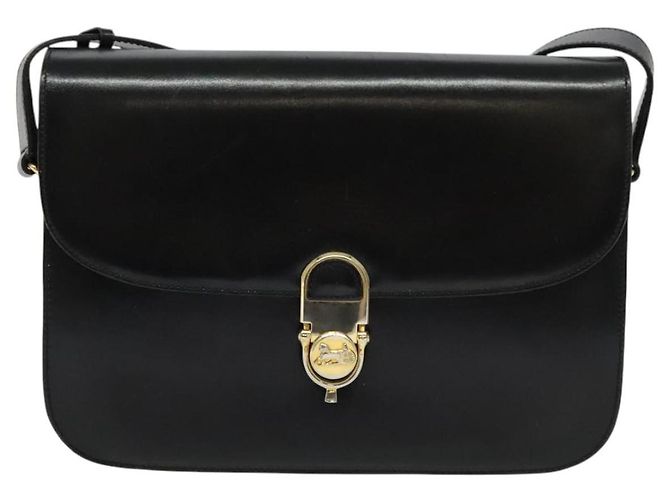 Céline Borsa a Spalla in Pelle Nera e Oro Auth fm4838 Nero D'oro - vista 13