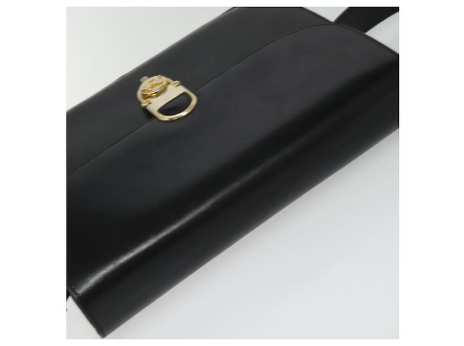 Céline Borsa a Spalla in Pelle Nera e Oro Auth fm4838 Nero D'oro - vista 6
