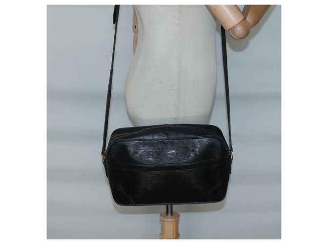 LOUIS VUITTON Borsa a Spalla Epi Trocadero 27 Nera M52312 LV Auth bs28813 Nero - vista 22