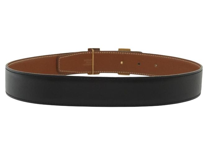 Hermès HERMES Constance H Gürtel aus Leder 31,1"" schwarz Auth ki5928 - Ansicht 2