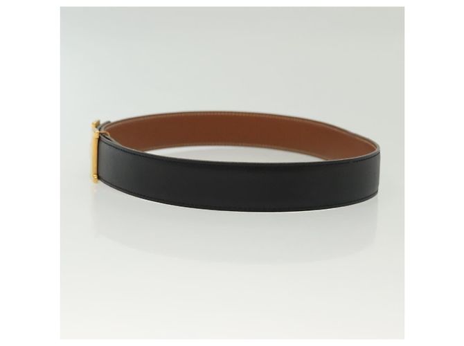 Hermès HERMES Constance H Gürtel aus Leder 31,1"" schwarz Auth ki5928 - Ansicht 3