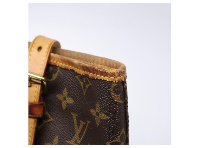 LOUIS VUITTON Borsa a Spalla Monogram Bucket GM M42236 LV Auth 139420 Monogramma - vista 9