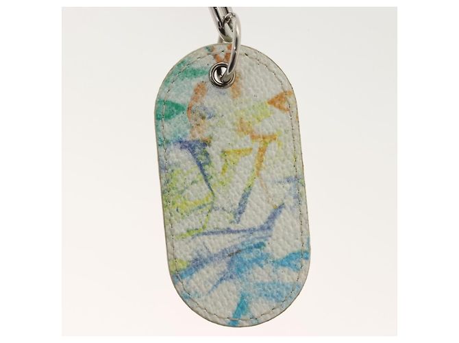 LOUIS VUITTON Schlüsselanhänger Militär Tab Charm Pastellfarben MP2862 LV Auth 138909 - Ansicht 2