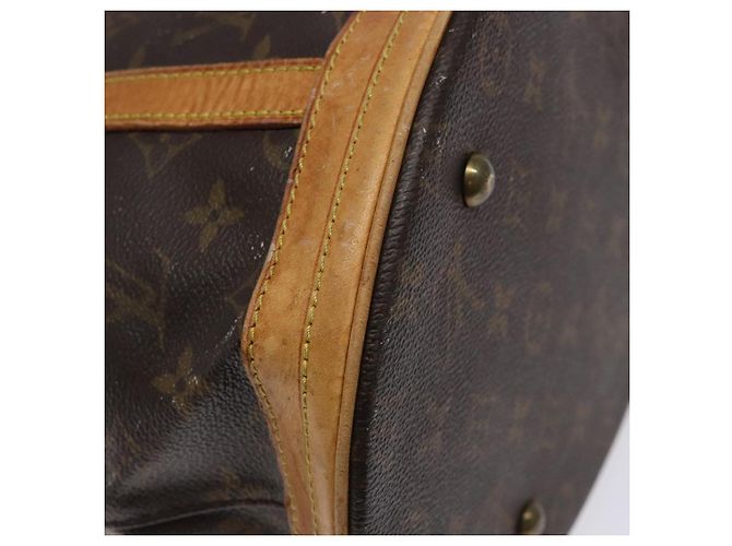 LOUIS VUITTON Borsa a Spalla Monogram Bucket GM M42236 LV Auth 139423 Monogramma - vista 18