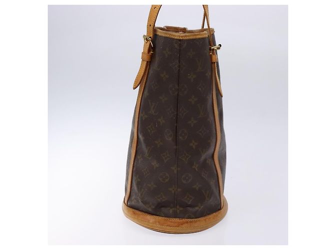 LOUIS VUITTON Borsa a Spalla Monogram Bucket GM M42236 LV Auth 139423 Monogramma - vista 3
