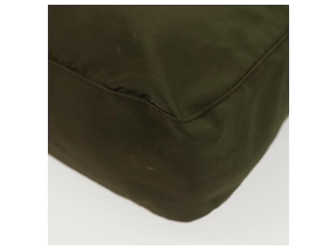 Borsa a Spalla PRADA Nylon Khaki Argento Autentica ki5956 Cachi - vista 17