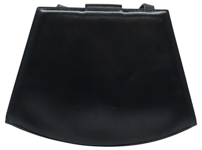Borsa a Spalla Salvatore Ferragamo in Pelle Blu Navy Oro Auth BA4947 D'oro - vista 2