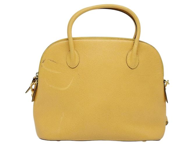 Céline Borsa a mano CELINE in pelle 2 in 1 oro giallo Auth 139069 D'oro - vista 13